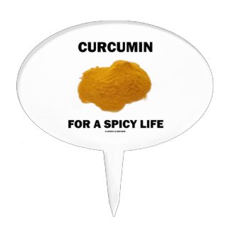 Curcumin For A Spicy Life Cake Topper