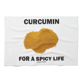Curcumin For A Spicy Life Kitchen Towel