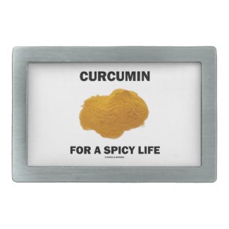 Curcumin For A Spicy Life Rectangular Belt Buckles