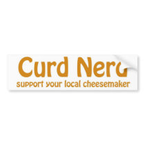 curd nerd bumper stickers