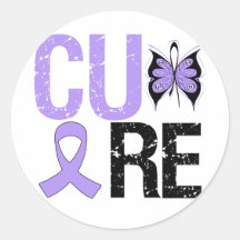 Cure All Cancers Round Stickers