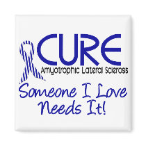 Cure ALS 2 magnets by awarenessgifts Cure ALS 2 magnets