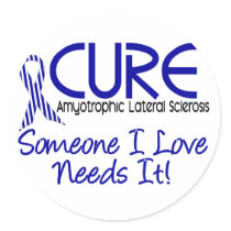 Cure ALS 2 stickers by awarenessgifts Cure ALS 2 stickers