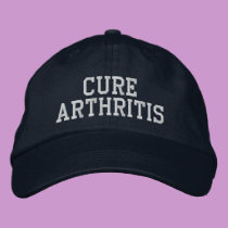 "Cure Arthritis" - Embroidered Hat embroidered hats