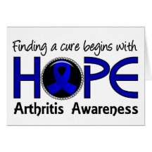 Cure Begins With Hope 5 Arthritis Cards