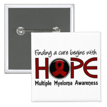Cure Begins With Hope 5 Multiple Myeloma Button