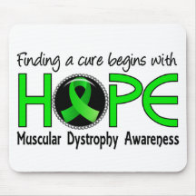 Cure Begins With Hope 5 Muscular Dystrophy Mouse Pad
