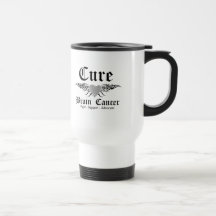 Cure Brain Cancer Tattoo Wings Coffee Mug