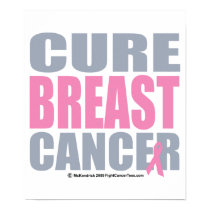Cure Breast Cancer posters