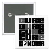 CURE Carcinoid Cancer Collage Pinback Buttons