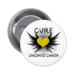 Cure Childhood Cancer buttons