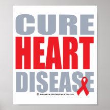 Cure Heart Disease Posters