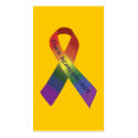 Cure Homophobia business cards by Errant Cure Homophobia business cards