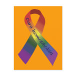 Cure Homophobia Post Card