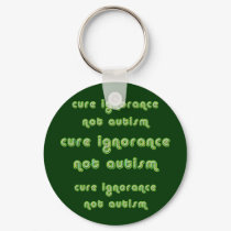 Cure Ignorance (Green) Keychain
