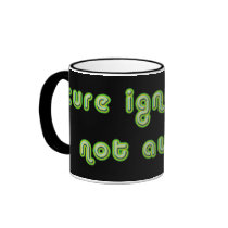 Cure Ignorance (Green) Mugs