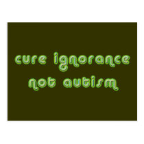 Cure Ignorance (Green) Postcard