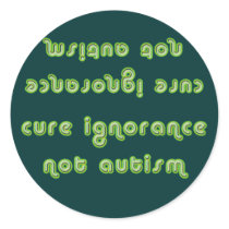 Cure Ignorance (Green) Stickers