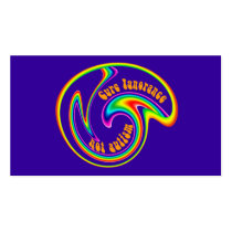 Cure Ignorance Swirl Activist Cards business cards by autistart Cure Ignorance Swirl Activist Cards business cards