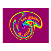 Cure Ignorance Swirl Postcards