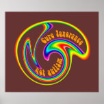 Cure Ignorance Swirl Posters posters
