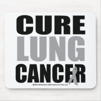 Cure Lung Cancer mousepads by fightcancertees Cure Lung Cancer mousepads