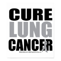 Cure Lung Cancer posters by fightcancertees Cure Lung Cancer posters