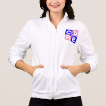 CURE Male Breast Cancer Distressed Cube Printed Jackets