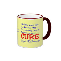 Cure multiple sclerosis ~ Support MS Research mugs
