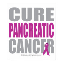 Cure Pancreatic Cancer posters