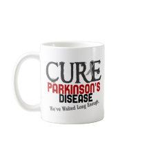 CURE PARKINSON'S DISEASE T-SHIRTS & GIFTS mugs by awarenessgifts CURE PARKINSON'S DISEASE T-SHIRTS & GIFTS mugs