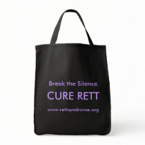 CURE RETT, Break the Silence., www.rettsyndrome... bags by marygray16 CURE RETT, Break the Silence., www.rettsyndrome... bags