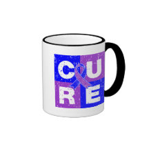 CURE Rheumatoid Arthritis Cube Coffee Mug