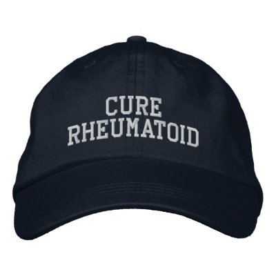 "Cure Rheumatoid" - Embroidered Hat "Cure Rheumatoid" - Embroidered Hat
