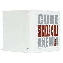Cure Sickle Cell Anemia 3 Ring Binder