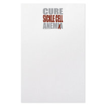 Cure Sickle Cell Anemia Stationery