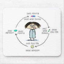 "Cures and Causes" mousepads by jennsdoodleworld "Cures and Causes" mousepads