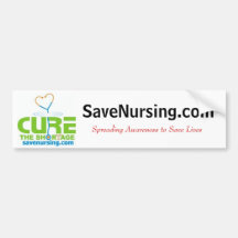 curethe2, SaveNursing.com, Spreading Awareness ... Bumper Stickers