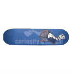 curiosidad y el gato/el azul patin personalizado
