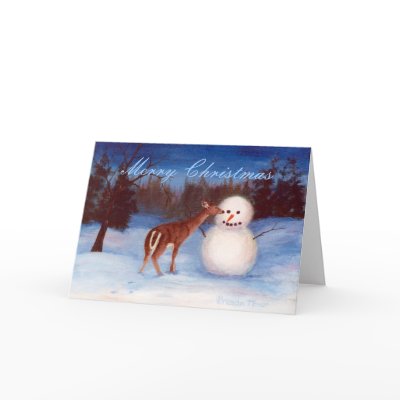 Curiosity Christmas Blank Card by bmthour