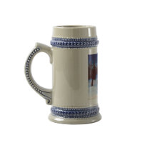 Curiosity Deer and Snowman Stein Coffee Mug