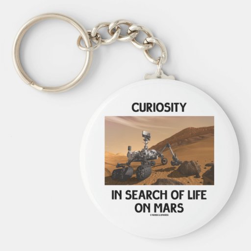 Curiosity In Search Of Life On Mars Martian Rover Key Chain