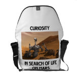 Curiosity In Search Of Life On Mars Martian Rover Courier Bags
