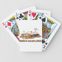 Curiosity killed the Cat Bicycle Poker Deck
