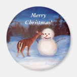 Curiosity, Merry Christmas Magnet
