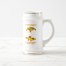 Curiosity Rover Landing (EDL) Team Logo Aug 6 Coffee Mugs