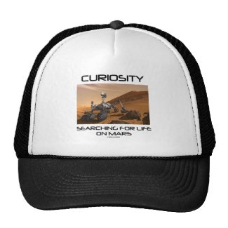 Curiosity Searching For Life On Mars (Mars Rover) Mesh Hat