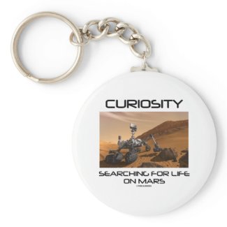 Curiosity Searching For Life On Mars (Mars Rover) Keychains
