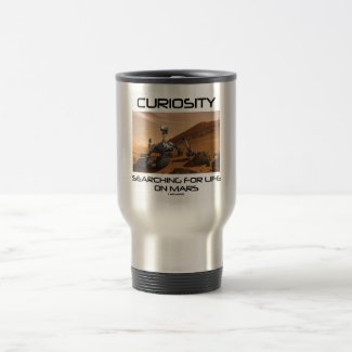 Curiosity Searching For Life On Mars (Mars Rover) Coffee Mugs