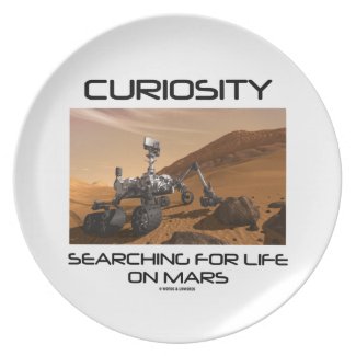 Curiosity Searching For Life On Mars (Mars Rover) Party Plates